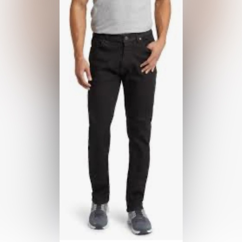 Barbell Apparel Black Denim Straight Leg Athletic Fit Jeans size 34